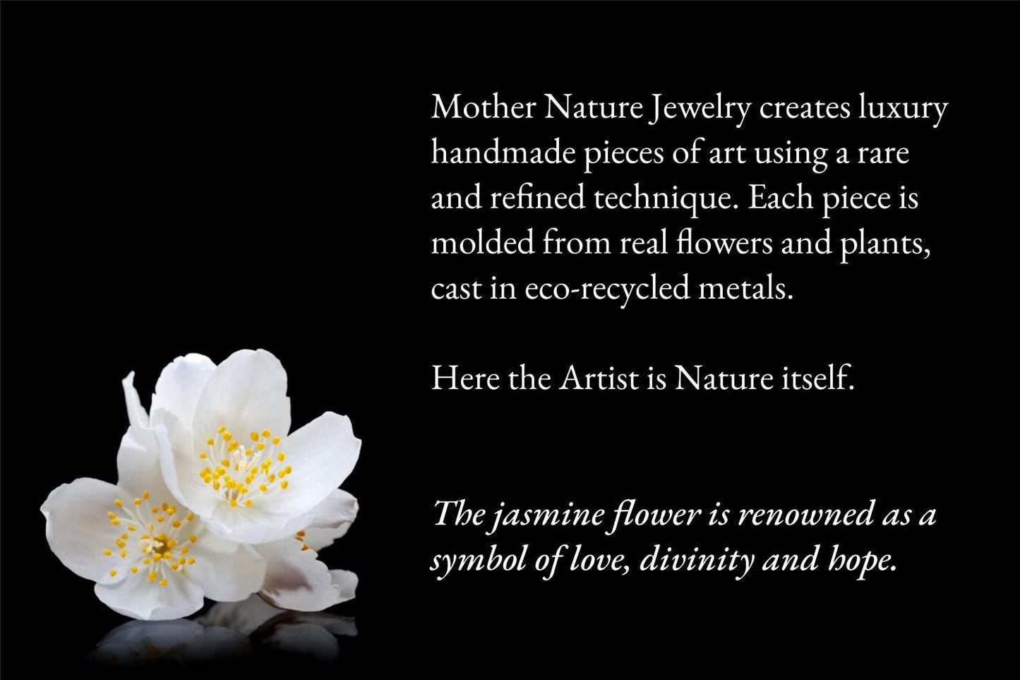 Jasmine Hoop Earrings: Nature-Inspired Twig Shape - Solid Gold